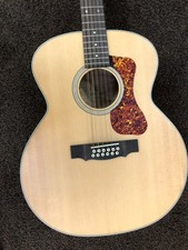 Guild F25112E Acoustic Electric Guitar - LOOK at PICS! - USED - Damage Repair
