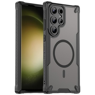 Hülle für Samsung Galaxy S23 Ultra Handyhülle Defender Case Kamera Schutz Magnet
