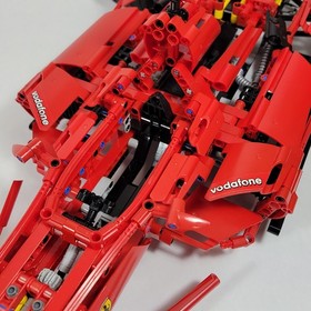 Vintage LEGO Ferrari F1 8674 Racer 1:8 Indy Race Car Stickers Clean 98% Complete