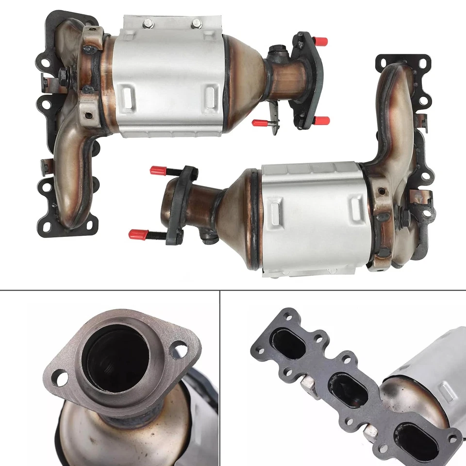 Front Left & Right Catalytic Converter For 2015 2016 2017 2018 Ford Edge 3.5L V6 — 第 2/4 张图片