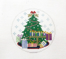 Susan Roberts E. Pollack Hanukkah Tree Gifts Handpainted Needlepoint Canvas 1202