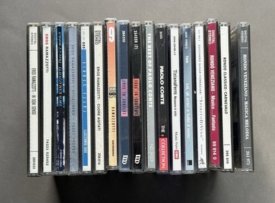 Tolle Italo-CD Sammlung, u.a. Ramazotti, Conte, Rondo Veneziano