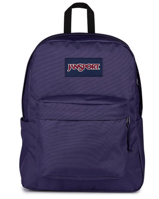 JanSport SuperBreak Plus Backpack Amethyst Angst 26L Laptop School Travel