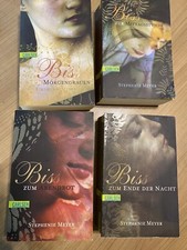 4 Bänder der Biss Reihe, Carlsen von Stephenie Meyer,Twilight 2Gebundene Vampire