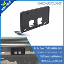 Front License Plate Frame Bracket Holder Accessories For Ford F250 F350 2020-22
