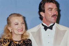Bonnie Bartlett American actor Tom Selleck attend an unspecified E- Old Photo