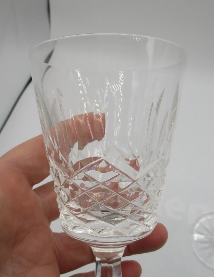 PAIR WATERFORD KENMARE CLARET WINE GLASSES ~ 6"  EXCELLENT CONDITION - Image 3 of 4