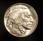 1938-D PRISTINE GEM BU MS BUFFALO NICKEL -  FROM MY ORIGINAL COLLECTION