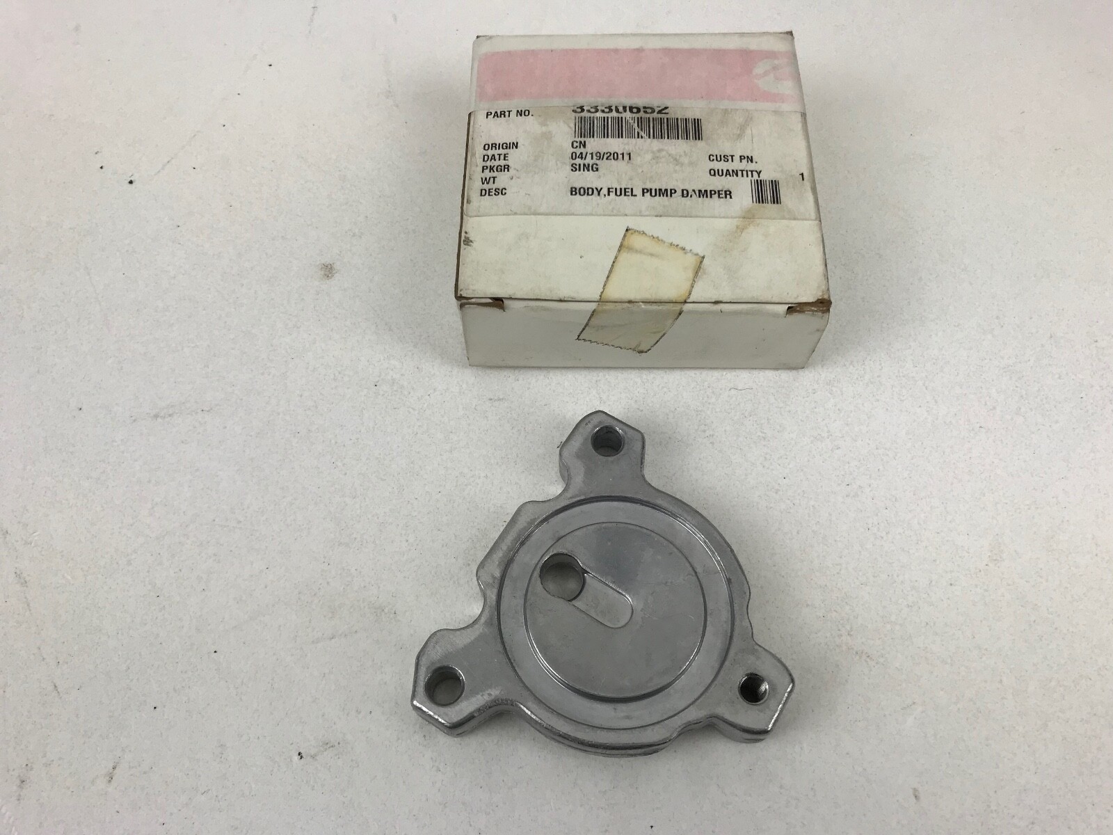 GENUINE OEM Cummins Fuel Pump Damper Body 3330652 FAST SHIPPING eBay