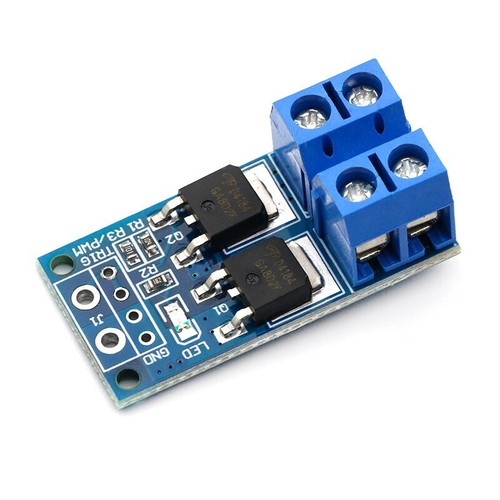 Dual MOSFET Driver DC 5V-36V PWM Regulator 15A 400W Board Module MOS FET ESP32 - Picture 1 of 11
