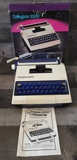 Vintage Collegiate 1000 Typewriter With 56 Character Keyboard And Carry Handle thumbnail