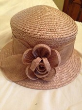 vintage ladies staw hat wedding etc betmar new york worn once