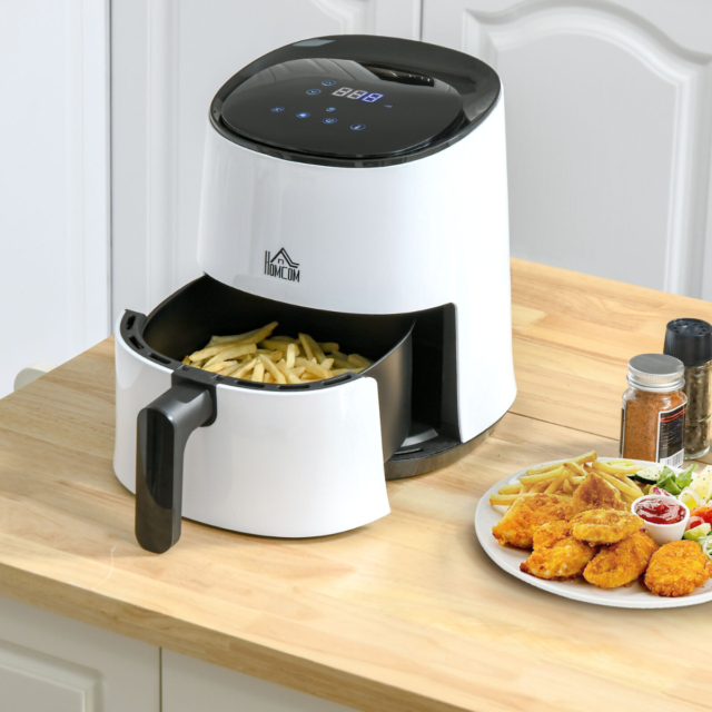 Air Fryer 1300W 2.5L with Digital Display Timer for Oil Less and Low Fat Cooking