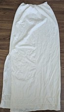Wonder Maid Skirt Long Slip Womens Small Vintage Non Cling Union Made Ivory Pink