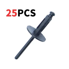 Nylon New 25PCS Blind Rivet Fasteners Wheel Arch Bumper Panel Clips Fit for BMW