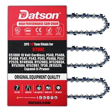 3pack 10'' Chainsaw Chain For RYOBI:P547, RY40506BTL, RY40560,RY52003, RY52003A,