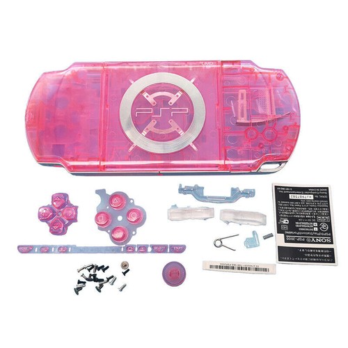 Clear Faceplate Shell Housing Case Cover For Sony PSP 1000 2000 3000 - 4 COLORS! - Picture 3 of 6