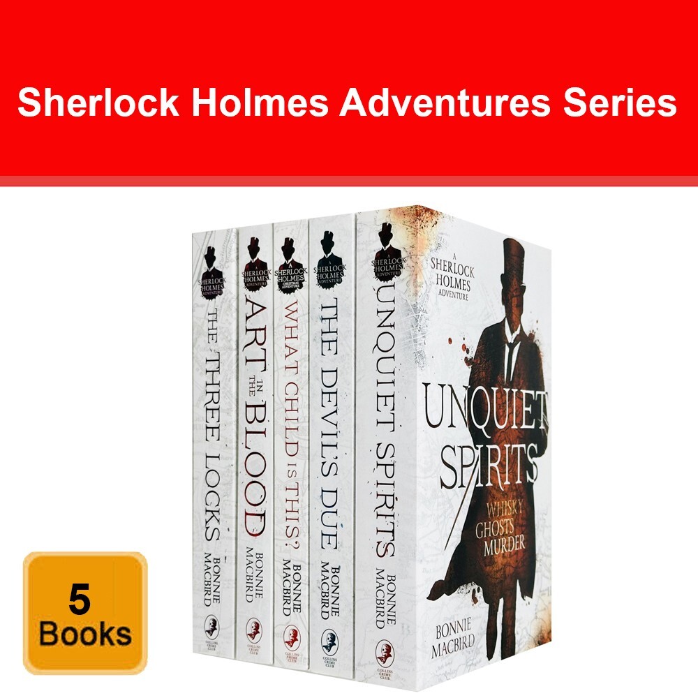 Sherlock Holmes Adventures Series 5 Books Set By Bonnie Macbird The Devil’s Due