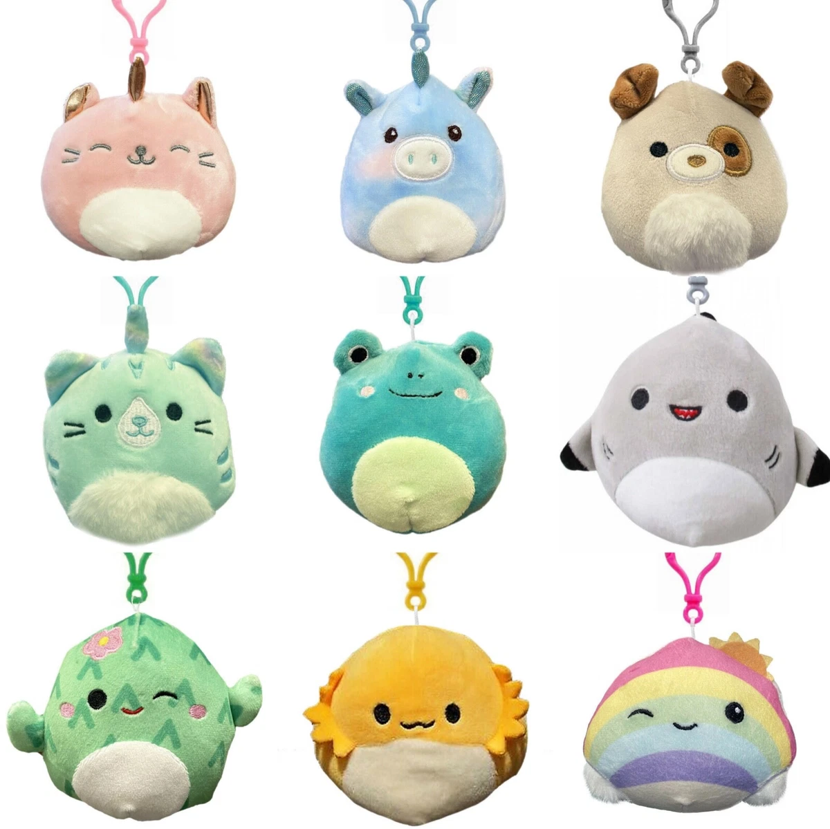 Squishmallows Cuddle & Squeeze Super Soft 3.5 9cm Squishy Plush