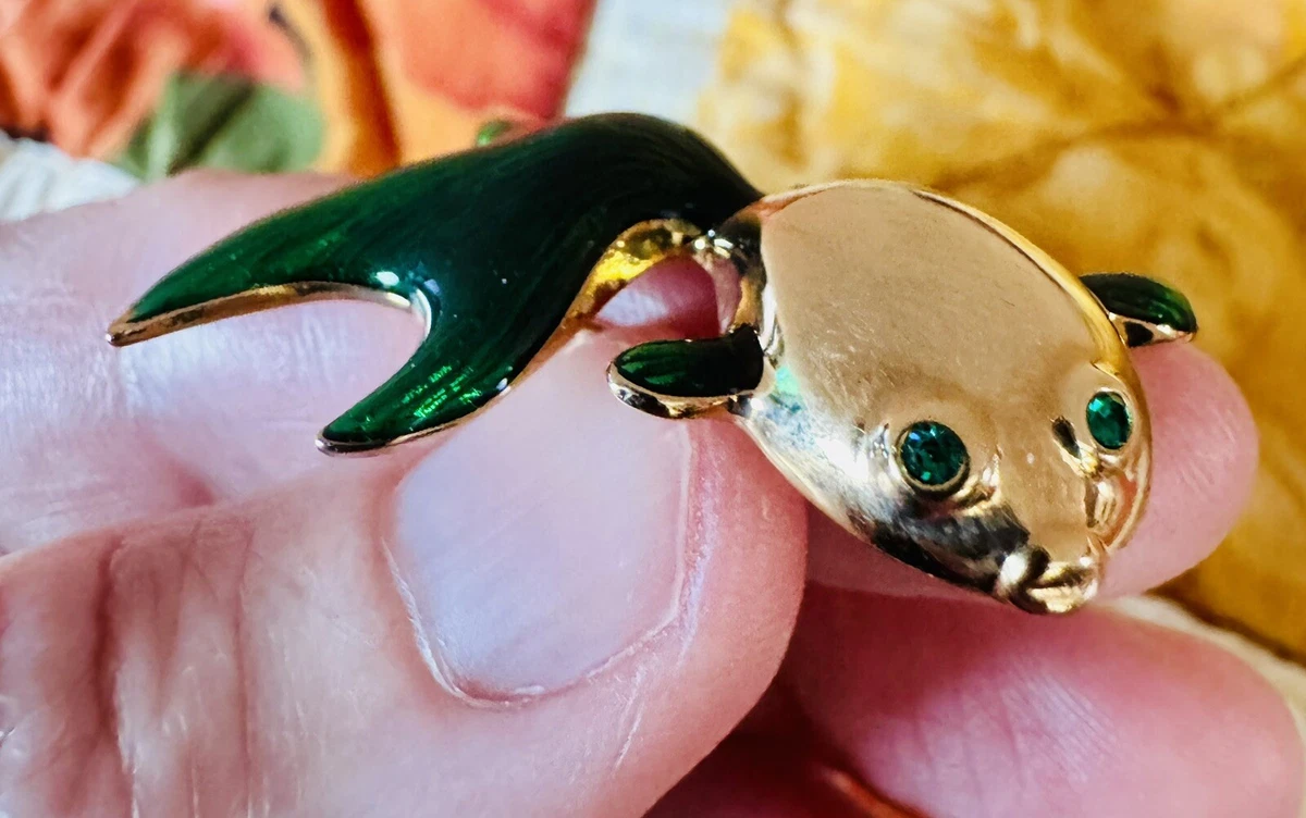 swarovski fish brooch products for sale | eBay