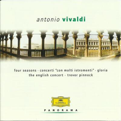 2 CD Vivaldi Die vier Jahreszeiten, u.a. Konzerte, Gloria RV 589, Trevor Pinnock