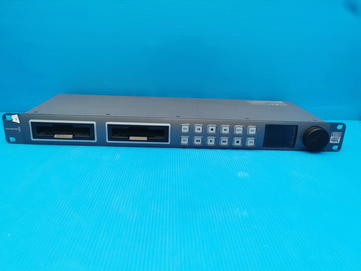 Blackmagic Design HyperDeck Studio Pro Recorder SSD 4k video