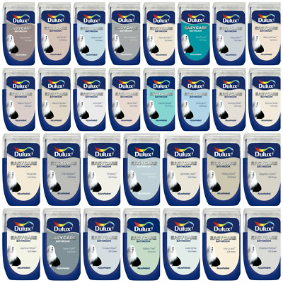 Dulux Easycare Badezimmer Testertopf weicher Glanz 30ml alle Farben