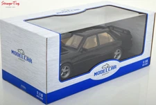 Mercedes W124 Tuning Metallic Black 1986 Model Car Group 1/18 Scale