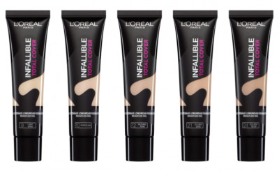L'OREAL Infallible Total Cover Foundation 35 ml - Farbton wählbar - NEU