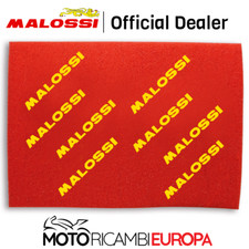Foglio Spugna Malossi Per Filtri Aria - 40x30x2 Cm, Rosso/Nero