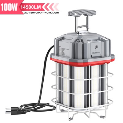 100W LED Temporary Work Light ETL Listed Linkable Construction Job Site Light