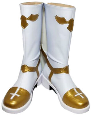 Fate Grand Order Astolfo white for Cosplay Boots Boot Shoes Shoe