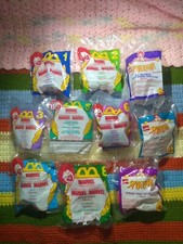McDonald's Marvel Super Heroes Toy Set Of 7 1996 and 3 spiderman Mip sealed