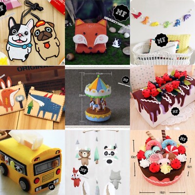Pre-cut Wool Felt DIY kit! Best summer holiday activity for kids!!