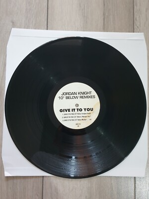 JORDAN KNIGHT - GIVE IT TO YOU (10° BELOW REMIX) 12'' vinyl UK GARAGE UKG 1999