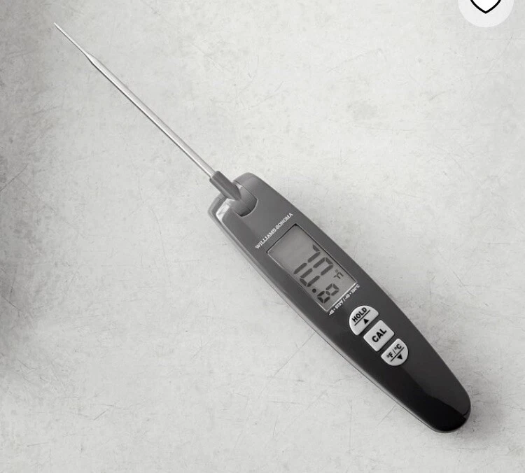 New $85 Williams Sonoma Thermocouple Folding Thermometer