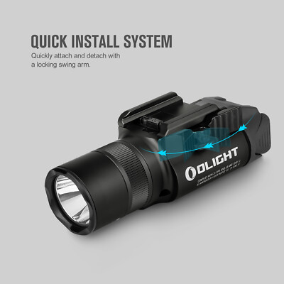 Olight Baldr Pro R 1350 Lumens Tactical Light Rail Mount Light