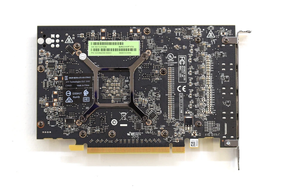 Barco MXRT-6700 8GB GDDR5 PCIe x16 Graphics Card P/N: 102C9542000 Tested Working - Image 4 of 4