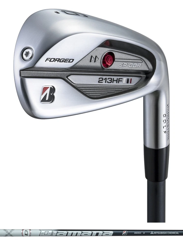 BRIDGESTONE GOLF 213HF IRON #6-PW SET S-FLEX DIAMANA BS50i GRAPHITE SHAFT - Image 2 of 4
