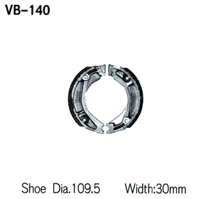94-95 Made in Japan Drum Vesrah REAR BRAKE SHOES suit HONDA TRX200