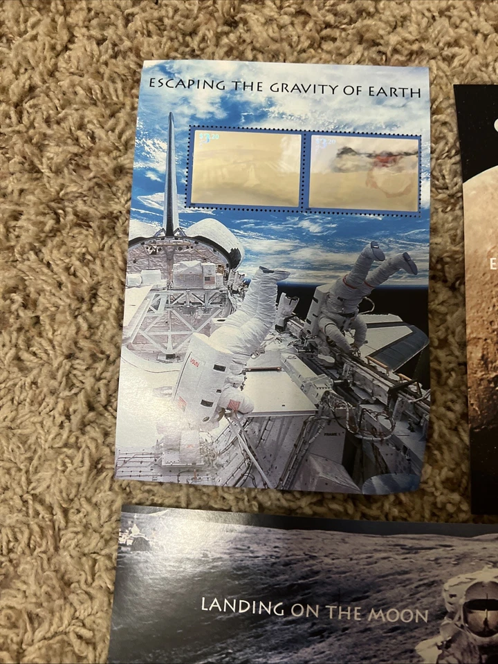 U. S. Sheet of 2 SC 3411 Escaping The Gravity Of Earth AND MORE!!!! SPACE STAMPS - Image 2 of 4