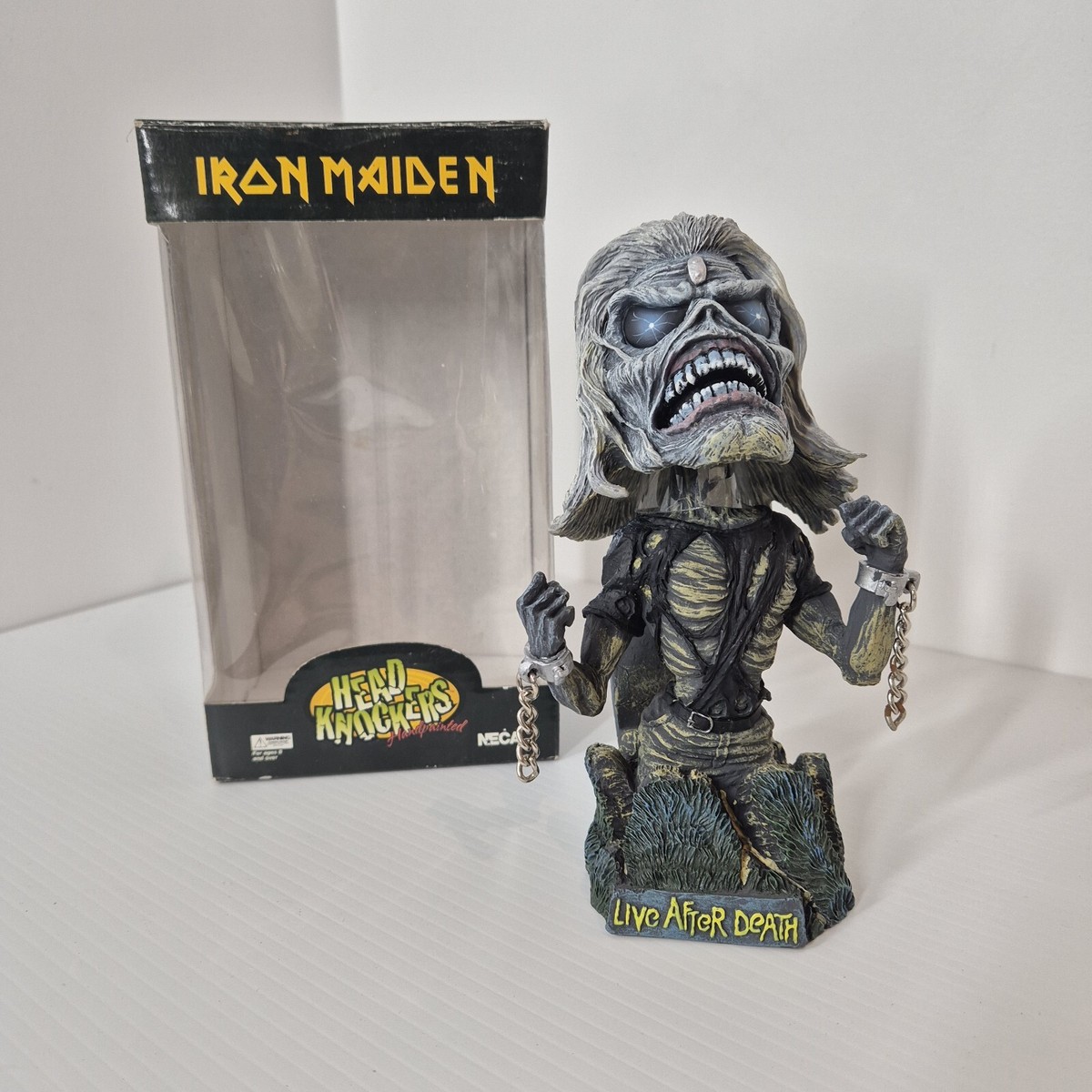 Iron Maiden - EDDIE Live After Death Handpainted NECA Head