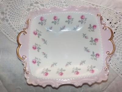 Royal Albert Winsome Stil Schale mit rosa Rand. 7'' x 6''. Top (A/C9).