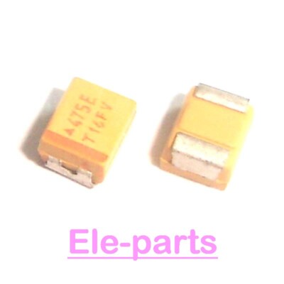 50 PCS 4.7UF 25V SMB 3528-21 B Tantalum capacitor 475 25V4.7UF SMT Chip