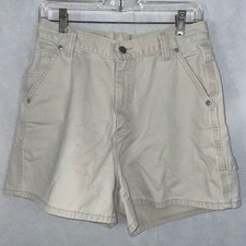 Vintage Lee Women's Khaki Tan Cargo Shorts Size 8