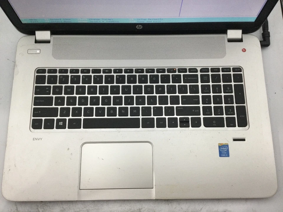 HP ENVY 17 NOTEBOOK - BOOTS TO BIOS - INTEL I5 4200M - 6GB RAM - 17" - READ - BB - Image 3 of 4