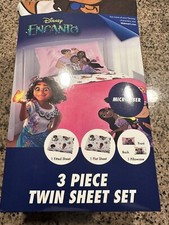 Disney Encanto The Family Madrigal Mirabel 3pc Twin Bed Sheet Set And Pillowcase