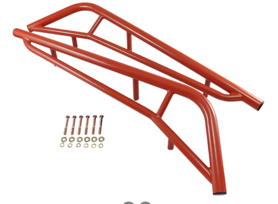 0530-1450 MOOSE RACING Nerf Bars Red - CAN-AM 2-Seater Foto 2 de 2