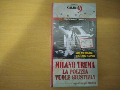 Mailand Trema Die Polizei will Gerechtigkeit VHS Karton neu und versiegelt Sammlung