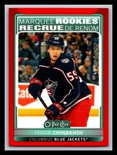 2020-21 O-PEE CHEE MARQUEE ROOKIES #628 RED BORDER YEGOR CHINAKHOV RC